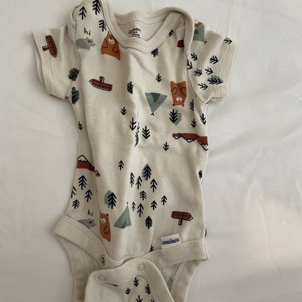 Woodsy onesie